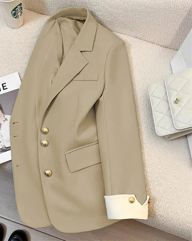 Women's Single-Breasted Classic Blazer