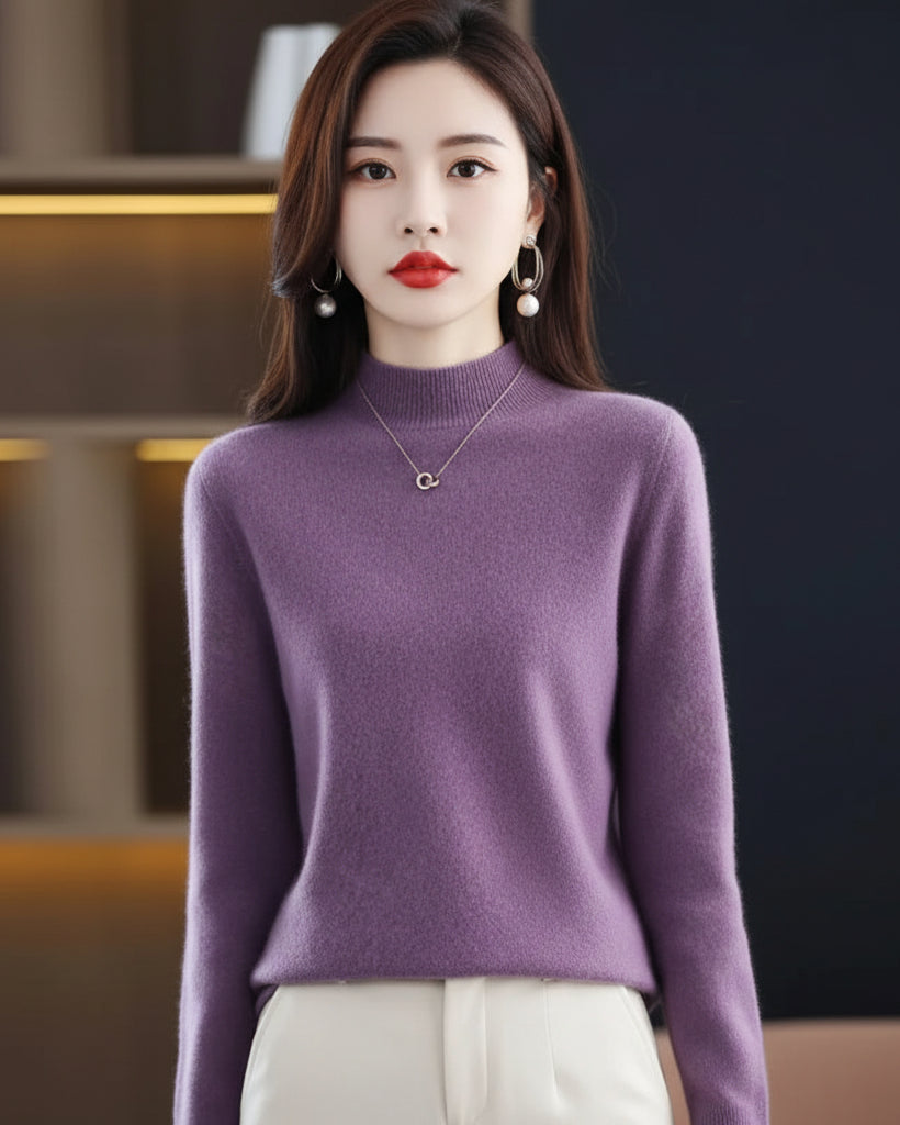 Luxe Merino Turtleneck Sweater
