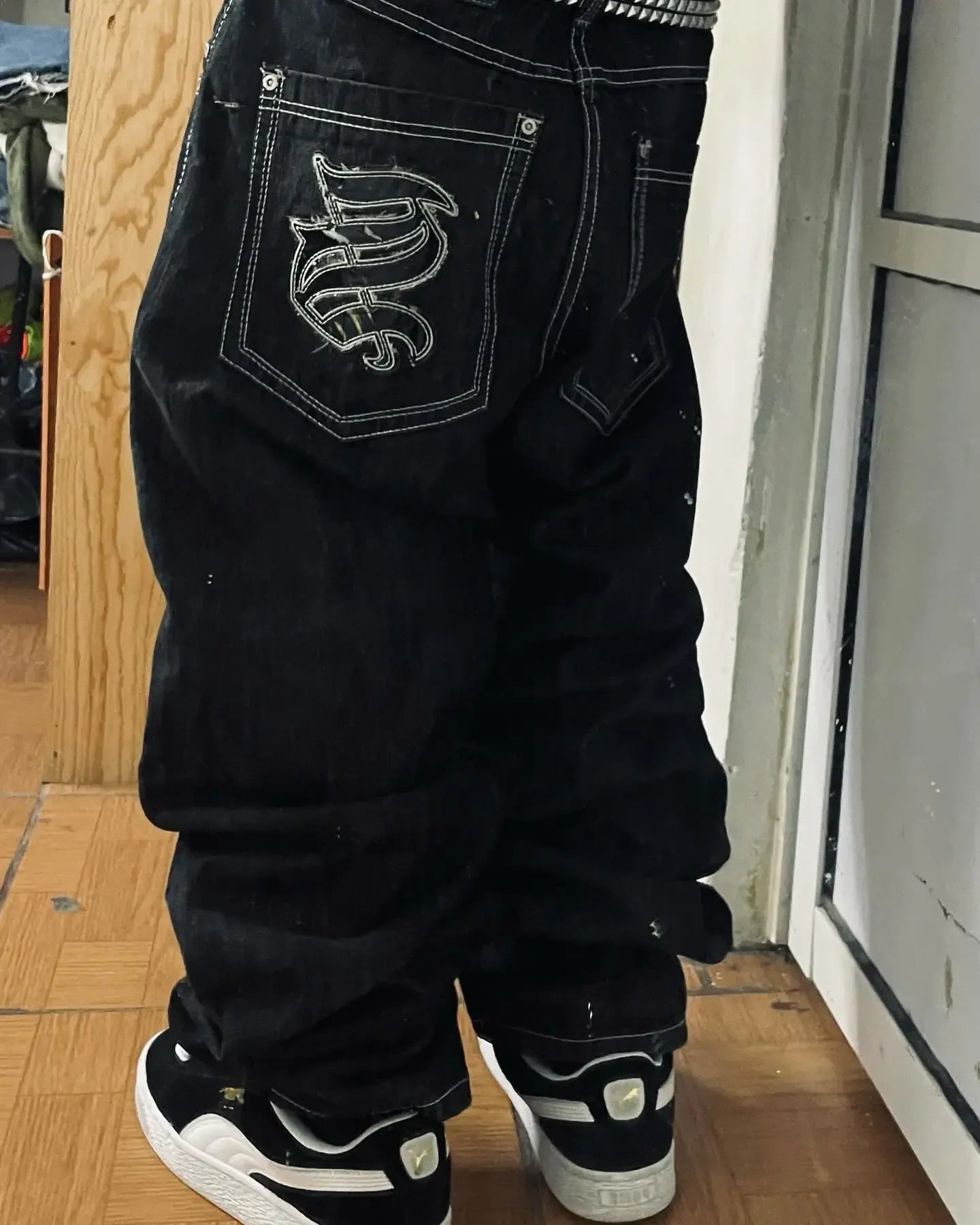 Fashion Joker Retro Jeans Female Korean Casual