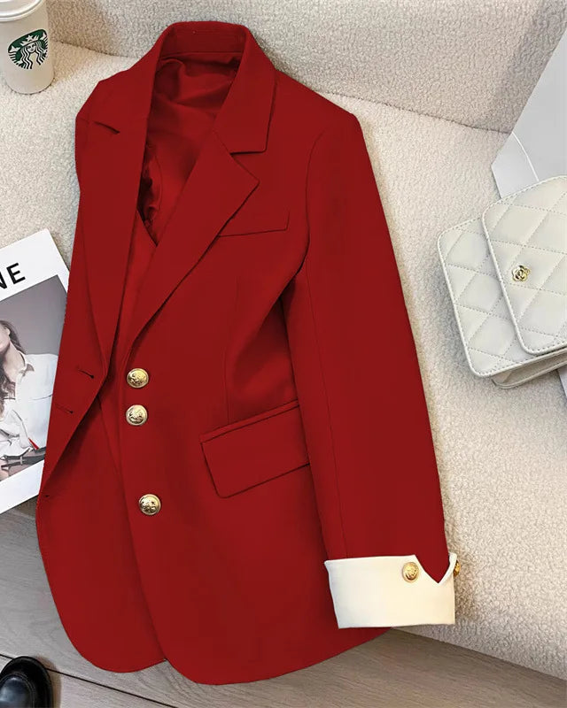 Women's Single-Breasted Classic Blazer