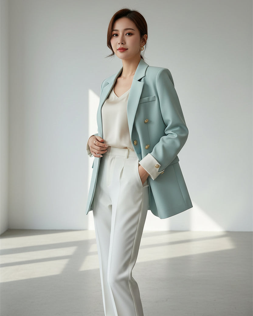 Women's Single-Breasted Classic Blazer