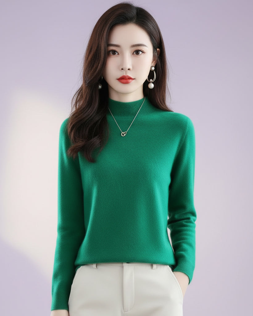 Luxe Merino Turtleneck Sweater