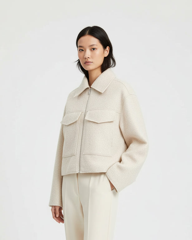 Women's Faux Leather Autumn Jacket