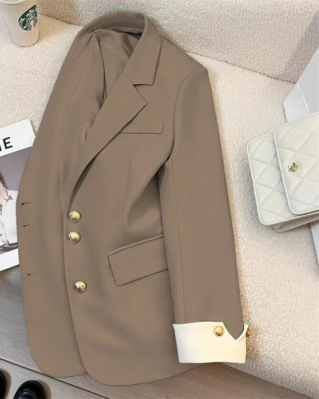 Women's Single-Breasted Classic Blazer