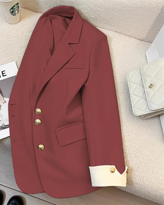 Women's Single-Breasted Classic Blazer