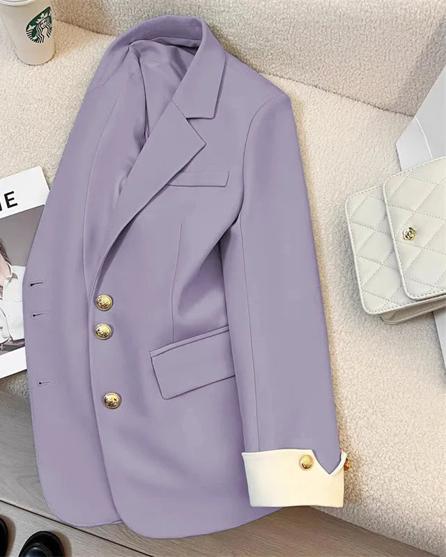 Women's Single-Breasted Classic Blazer